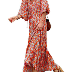Nina  | Floral Boho Maxi Dress