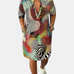 Jessica™ | Colorful V-neck Dress