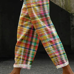 Valerie™ | Comfortable Checkered Pants