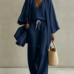 Tanisha | 3-piece Linen Look Set