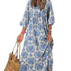 Nina  | Floral Boho Maxi Dress