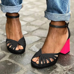 Bicolored All Day Comfort Heels