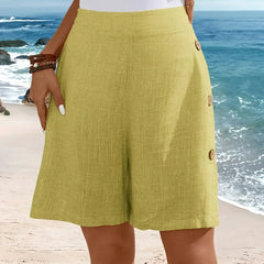 Whitney™ | Comfortable Shorts With Buttons