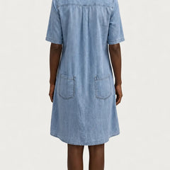 Wonda | Faded Denim Shirt Dress