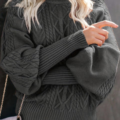 Tinsley - Casual Long Sleeve Knitted Sweater