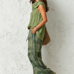 Hazel™ | Forest-Green Three-Piece Ensemble