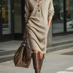 Fatima™ | Chic Sweater Dress