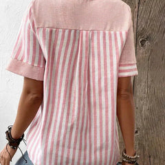 Monroe™ | Soft Striped Blouse