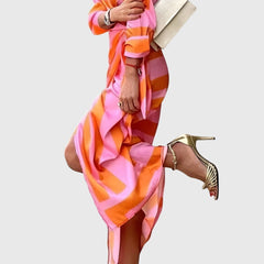 Everly | Elegant Wrap Dress With Print