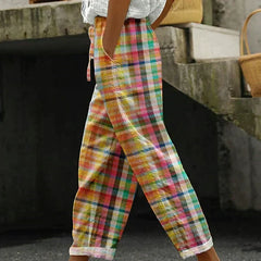 Valerie™ | Comfortable Checkered Pants
