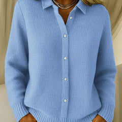 Katrina | Textured Knit Button Cardigan