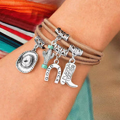 Sereno | Good Luck Cactus Multi-Layered Bracelet