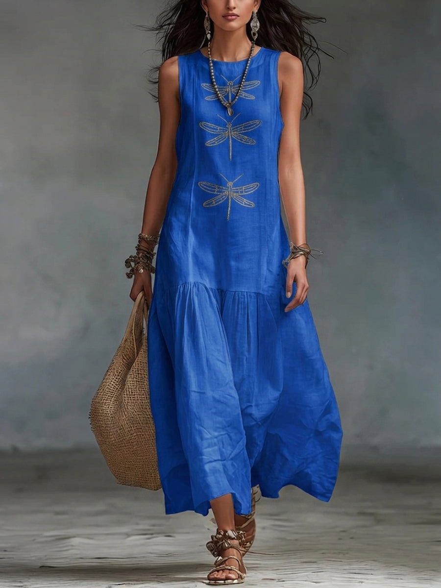 Geneva - Sleeveless Maxi Dress.