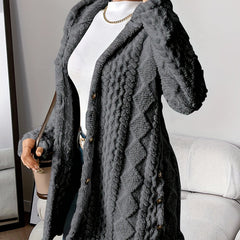 Hayden Soof | Plush Hooded Cardigan