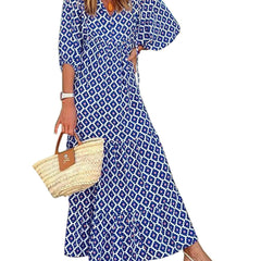 Nina  | Floral Boho Maxi Dress