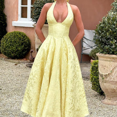 Caroline | Women's Wedding Guest Embellished V-Neck Dress