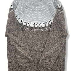 Nordic™ | Elegant Winter Sweater with Sheep Jacquard Pattern