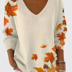 Sera™ | Elegant V-Neck Sweater