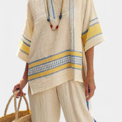 Marcella - Linen Trouser Set