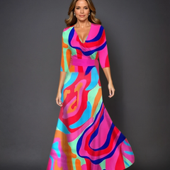 Patricia | Chic Dress with Floral Print