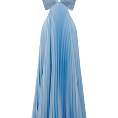 Orchid | Women's Wedding Guest Halter Maxi Dress Evening