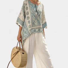 Annalisa - Printed Wide-Leg Trouser Set