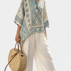 Annalisa - Printed Wide-Leg Trouser Set