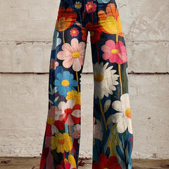 Léna - Floral Wide Pants