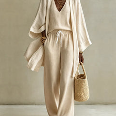 Tanisha | 3-piece Linen Look Set