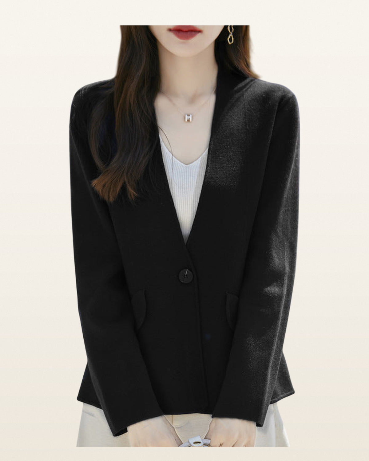 knit-v-neck-blazer-cardigan — James & Sarah studio
