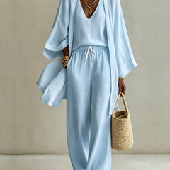 Tanisha | 3-piece Linen Look Set