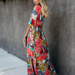 Serena | Women's Wedding Guest Wrap Maxi Dress