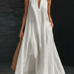 Aveline | Halter Maxi Dress
