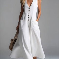 Noa | Button Flow Maxi Dress