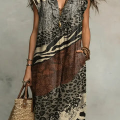 Zola | Mixed Print Maxi Dress