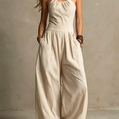 Bianca – Elegant Linen and Cotton Jumpsuit