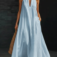 Aveline | Halter Maxi Dress