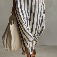 Liora | Stripe Oversized Maxi Dress