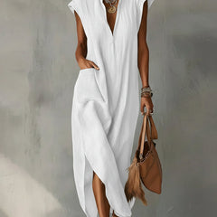 Elara | Ruffle Spring Maxi Dress