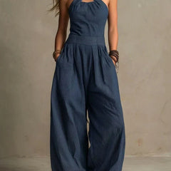 Bianca – Elegant Linen and Cotton Jumpsuit