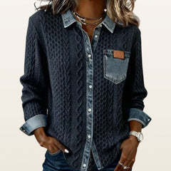 patchwork-knit-top — James & Sarah studio