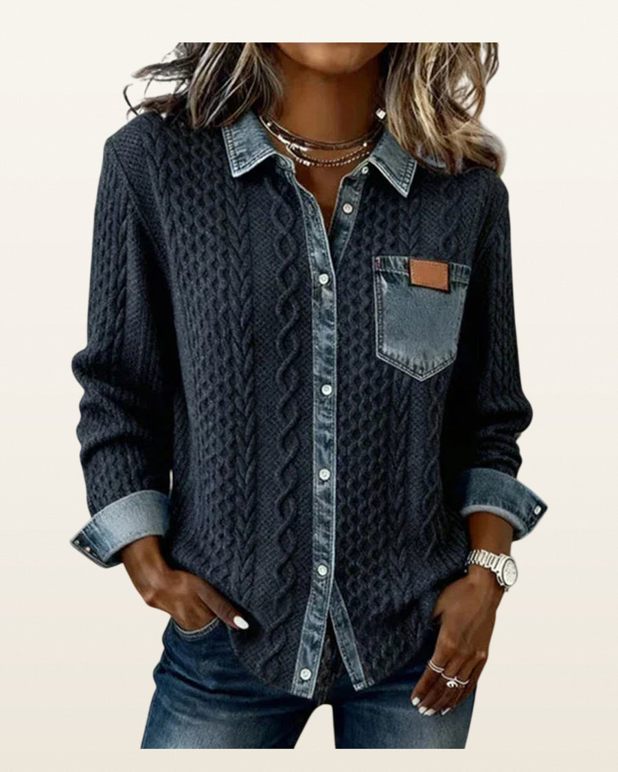 patchwork-knit-top — James & Sarah studio