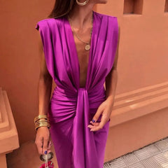 Amelia™ | Soft Pleated Midi Dress