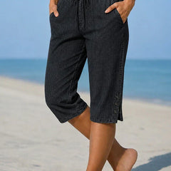 DELPHIA™ | CALF-LENGTH CAPRI PANTS