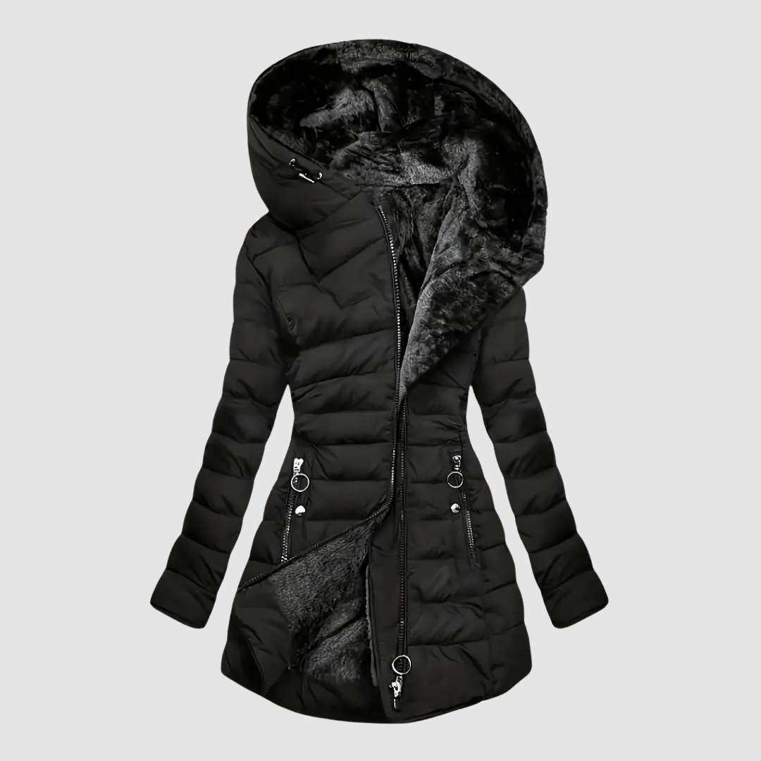 Fur-lined Down Jacket