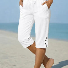 DELPHIA™ | CALF-LENGTH CAPRI PANTS