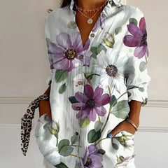 Avril™ | Chic Blouse with Whimsical Prints