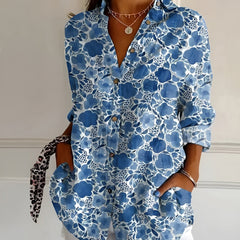Avril™ | Chic Blouse with Whimsical Prints
