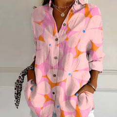 Avril™ | Chic Blouse with Whimsical Prints