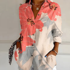 Avril™ | Chic Blouse with Whimsical Prints